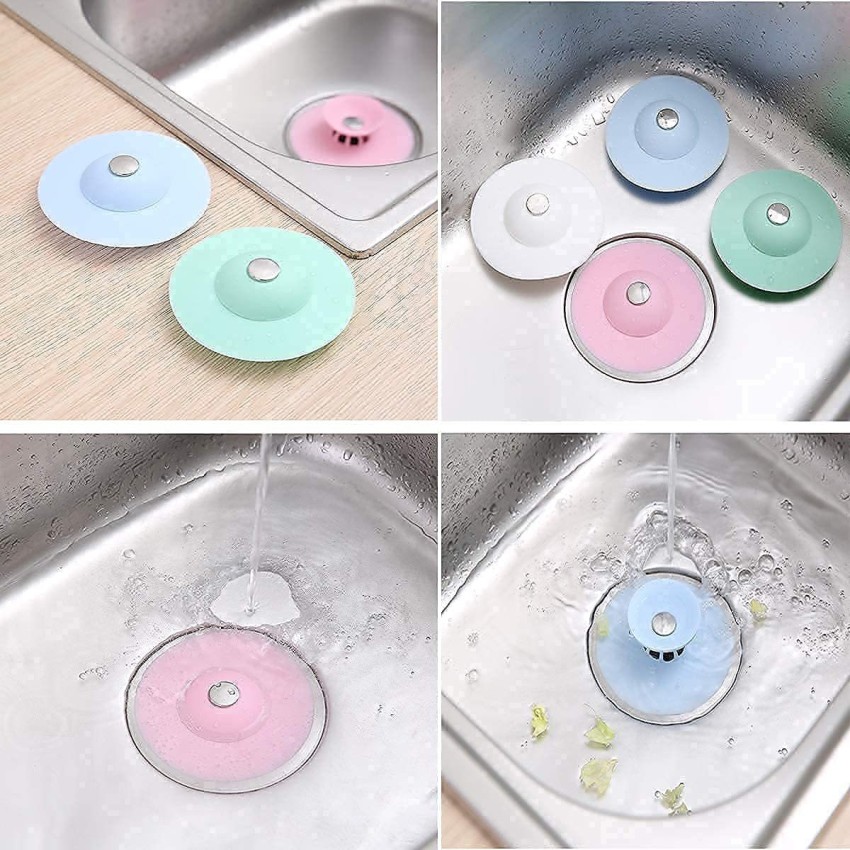 2-in-1 silicone drain stopper hair catcher - HB Silicone