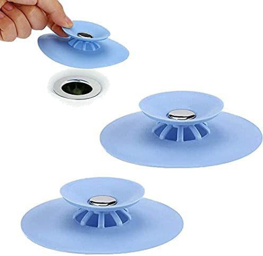 2-in-1 silicone drain stopper hair catcher - HB Silicone