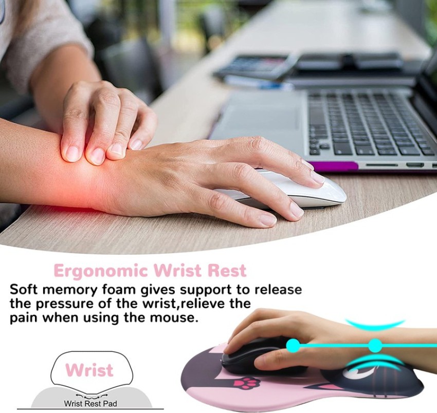 Bulkbuy 3D Mouse Pad Mouse Mat Anime Dog Mousepad Wrist Rest price  comparison