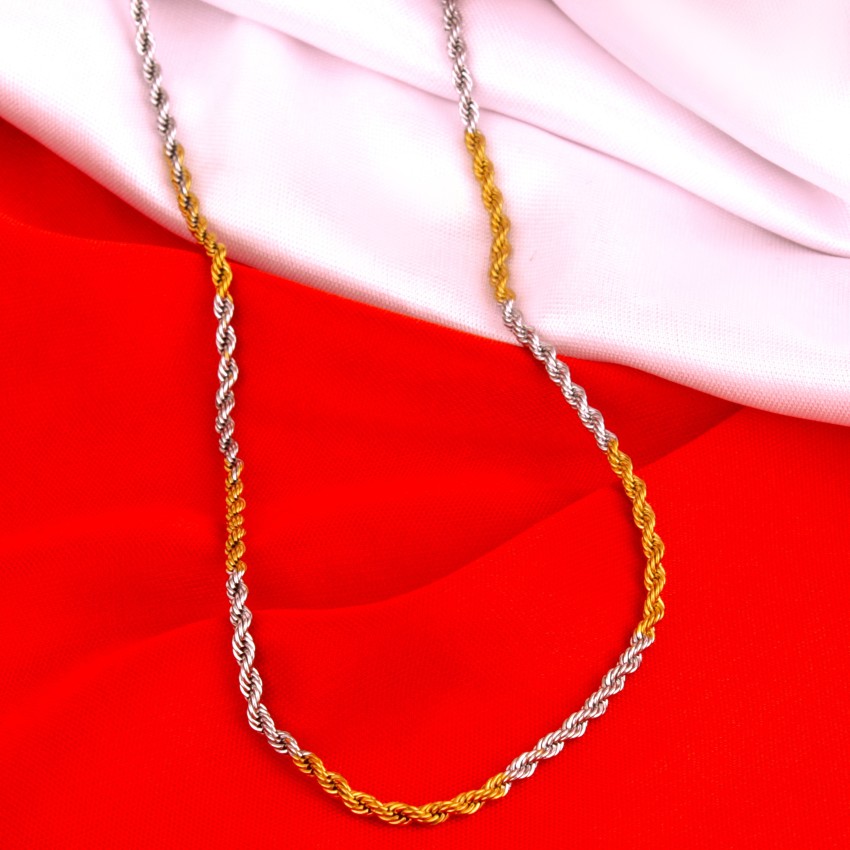 Lakhdatar Mens Trendy Artificial Gold Chain premium quality chain Gold-plated  Plated Metal Chain Price in India - Buy Lakhdatar Mens Trendy Artificial Gold  Chain premium quality chain Gold-plated Plated Metal Chain Online