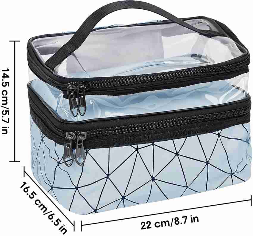 Luxtrada Makeup Bags Double layer Travel Cosmetic India