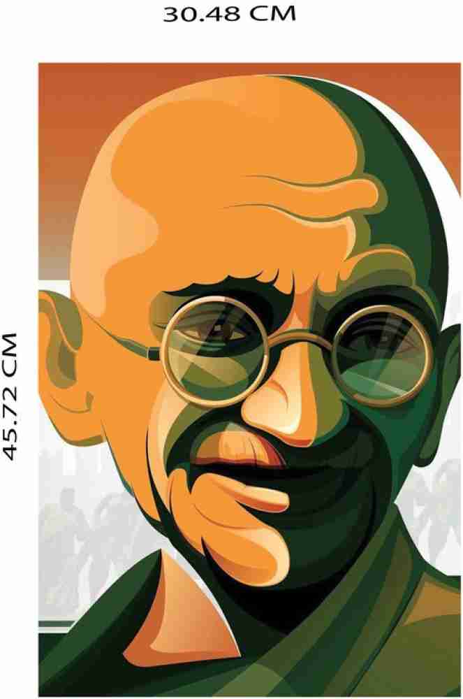 Indian Freedom Fighter Mahatma Gandhi Poster|Poster For Cabins, Institutes,  Cupboards|Decorative Wall Poster|Room Wall Decor|High Resolution 300 GSM  Poster Paper Print - Decorative posters in India - Buy art, film, design,  movie, music,