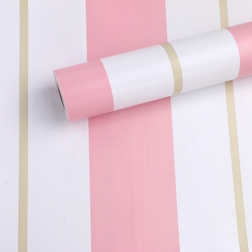 AS Création Wallpaper Stripes Pink White 381013