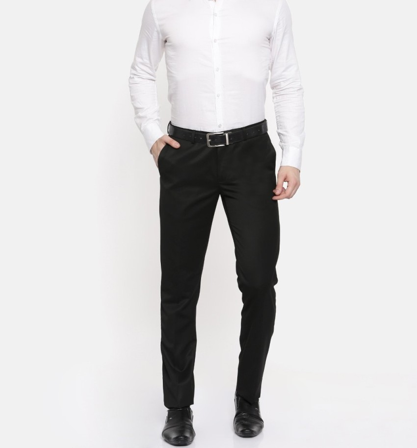 Black Men Pants With Side Satin Stripe One Piece Slim Fit Classic Male  Trousers Official Fashion Clothes For Wedding Evening  Suit Pants   AliExpress