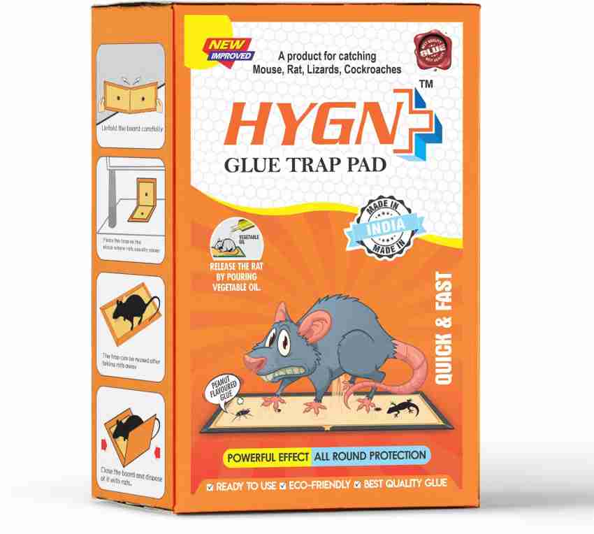 Pack of 3 Magic Lizard Traps/ Mouse and Rat / Rodents Glue Trap Boards for  Rats, Mice and Lizards