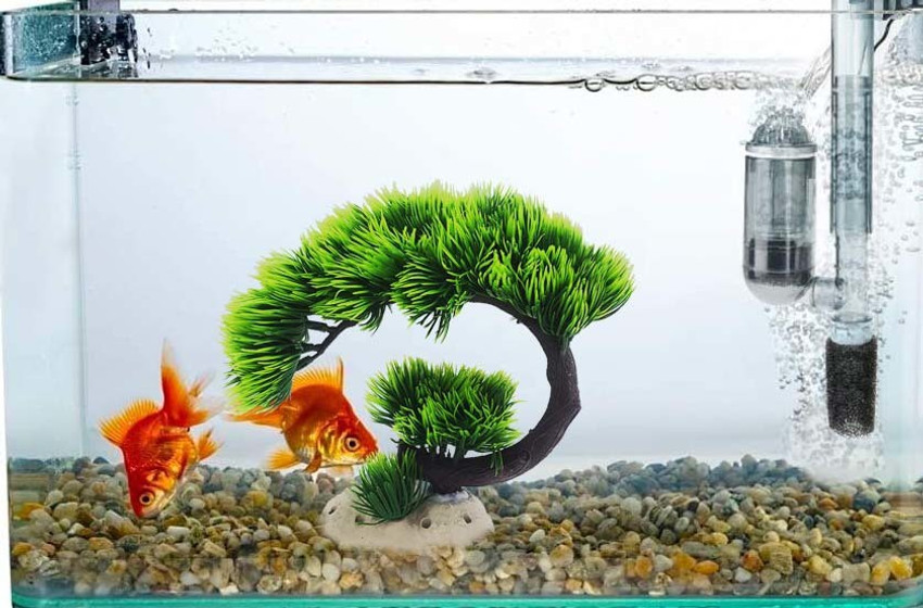 Share more than 72 decorating aquarium with artificial plants latest