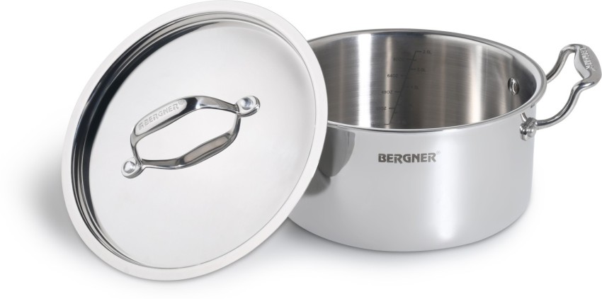 The Indus Valley Triply Stainless Steel Casserole/Biryani Pot