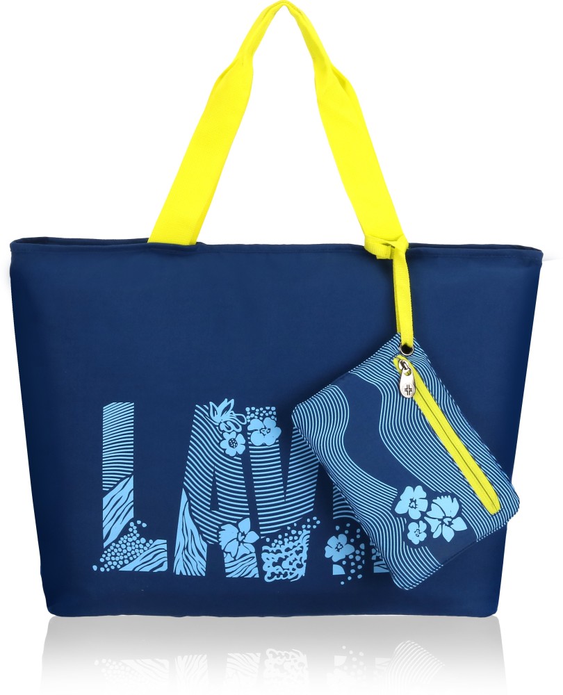 Buy LAVIE Women Blue Tote TEAL Online @ Best Price in India