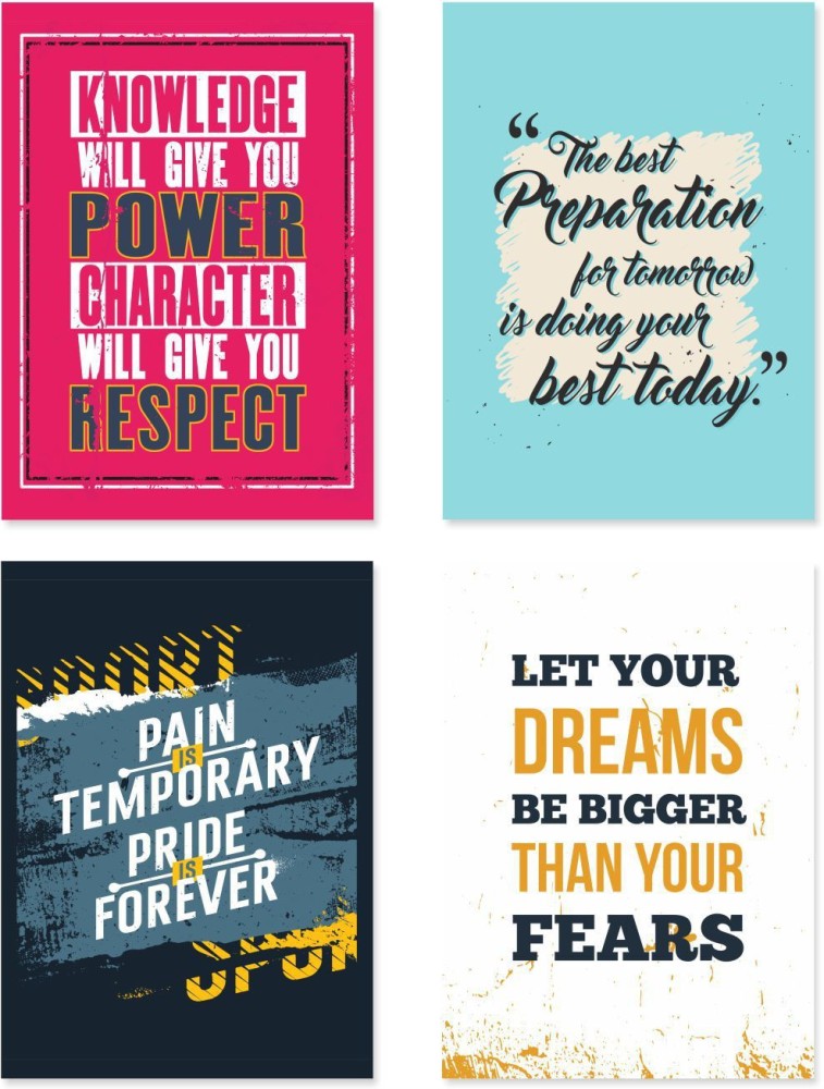 Motivational quotes poster for room and home decor,Poster for students  Paper Print - Quotes & Motivation posters in India - Buy art, film, design,  movie, music, nature and educational paintings/wallpapers at