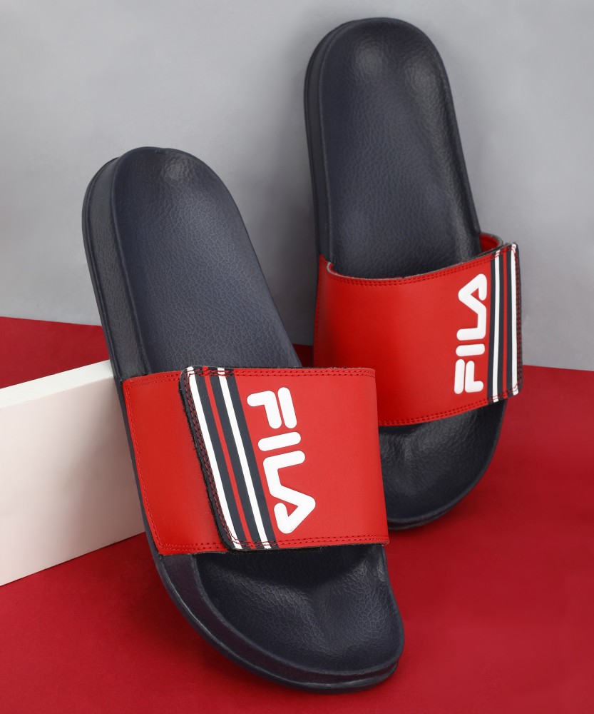 Buy Fila Men's BONZO Black & Red Flip Flops for Men at Best Price @ Tata  CLiQ