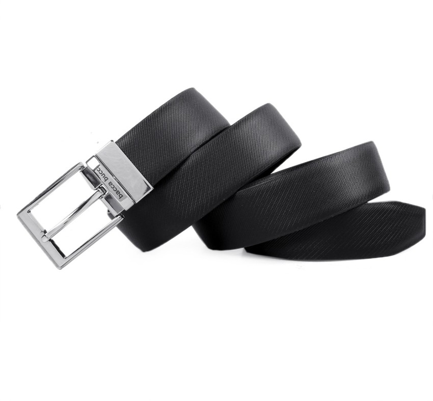 Bacca Bucci Reversible Genuine leather Classic Dress belt for Men-Black &  Brown