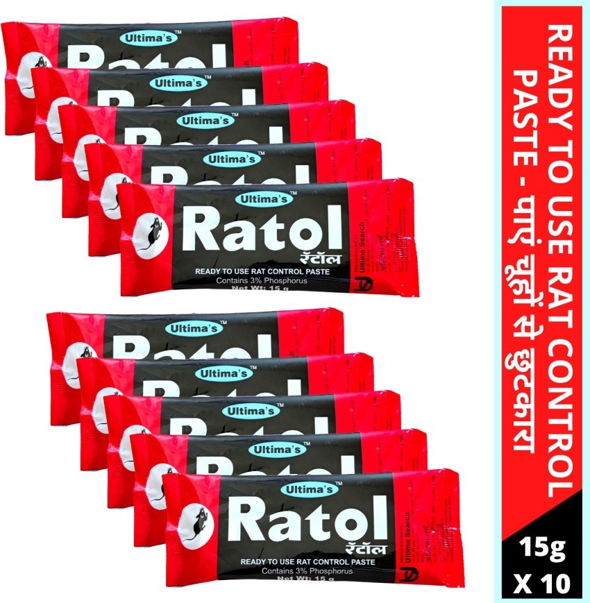 Ultima's Swastik Ratol Rat Killer Paste - Pack of 5, Black. : Amazon.in:  Garden & Outdoors