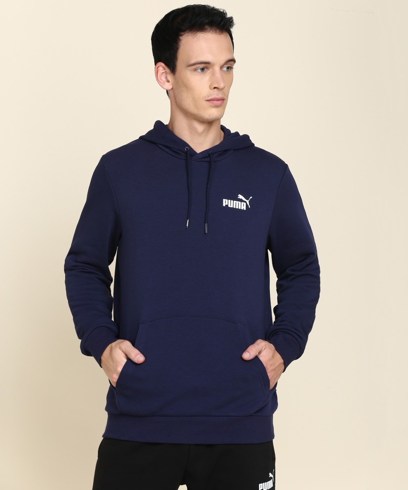 puma full sleeve solid men's sweatshirt