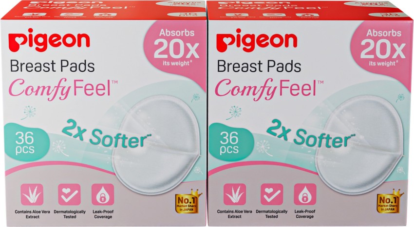 Pigeon Disposable Nursing Pads for Breastfeeding, Contains Aloe Vera  Extracts, Highly Absorbent, 60 Pcs