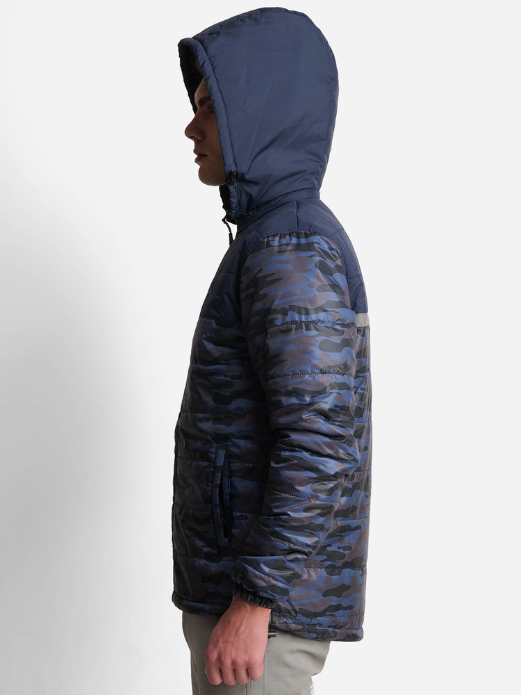 Sleeve Printed Men Jacket 