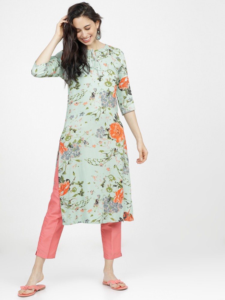 Buy latest Womens Kurtas  Kurtis from Vishudh online in India  Top  Collection at LooksGudin  Looksgudin