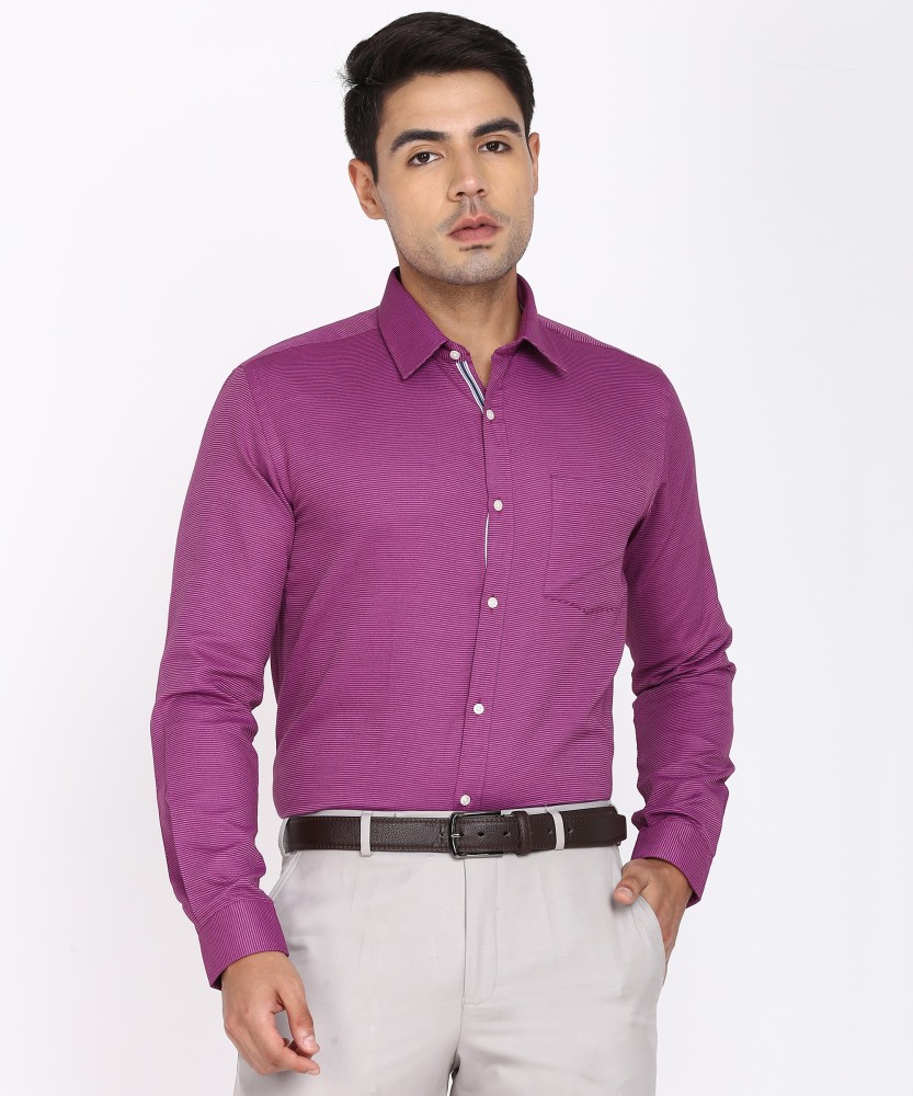PETER ENGLAND Men Self Design Formal Purple Shirt - Buy PETER ENGLAND Men  Self Design Formal Purple Shirt Online at Best Prices in India |  Flipkart.com