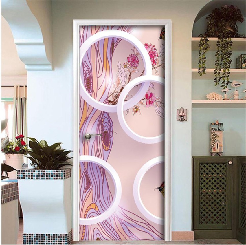 ALL YOUR DESIGN Self Adhesive Door Wallpaper Strong PVC Material Decorative  Sticker Wallpaper for Home Doors  Amazonin Home Improvement