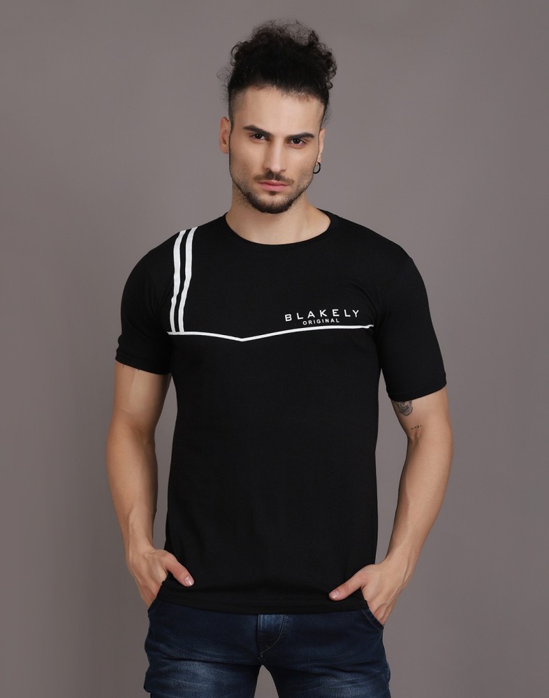 Black t shirt online india best sale