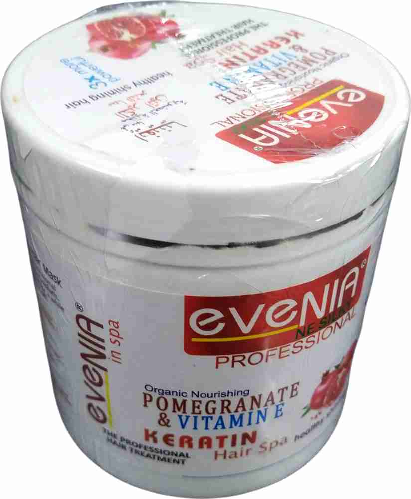 Evenia ORGANIC NOURISHING POMEGRANATE & VITAMIN E KERATIN HAIR SPA FOR PERSONAL & PROFESSIONAL BEAUTY PARLOUR OR SALOON USE - Price in India, Buy Evenia ORGANIC NOURISHING POMEGRANATE & VITAMIN E KERATIN Evenia ORGANIC NOURISHING POMEGRANATE & VITAMIN E KERATIN HAIR SPA FOR PERSONAL & PROFESSIONAL BEAUTY PARLOUR OR SALOON USE - Price in India, Buy Evenia ORGANIC NOURISHING POMEGRANATE & VITAMIN E KERATIN