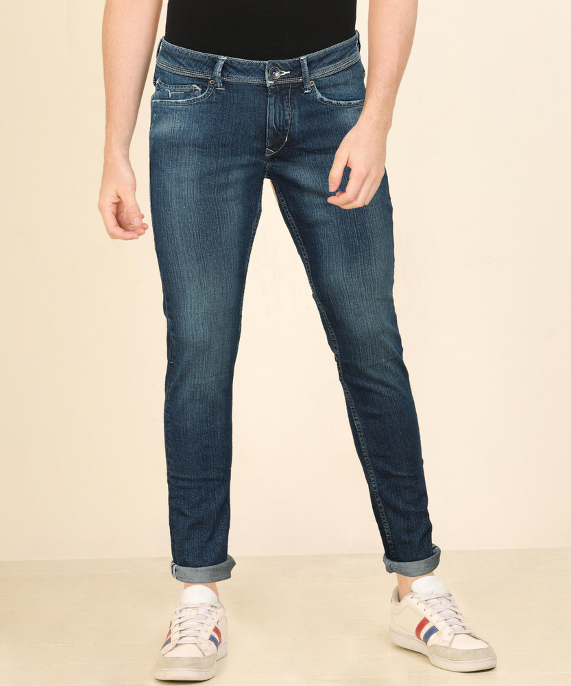 FLYING MACHINE Skinny Men Blue Jeans 