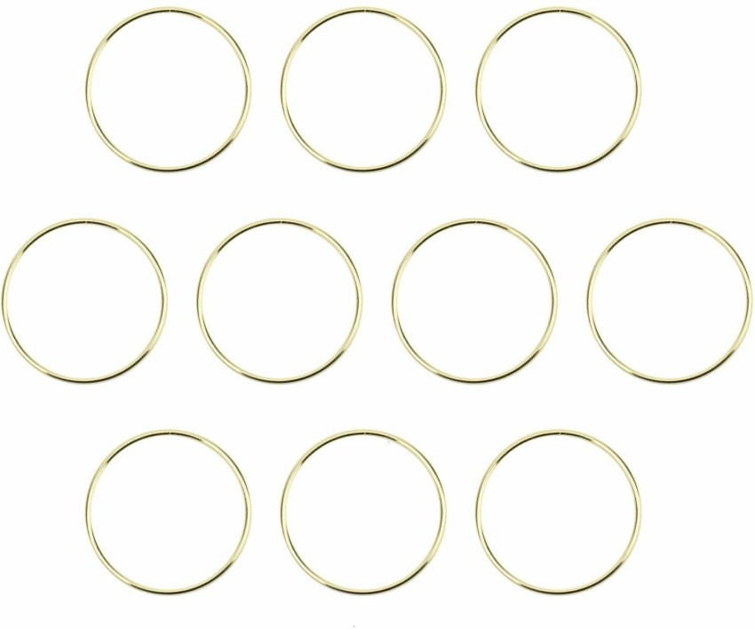 10 Pack 3 Inch Gold Dream Catcher Metal Rings Hoops Macrame Ring for  Dreamcatchers and Crafts 