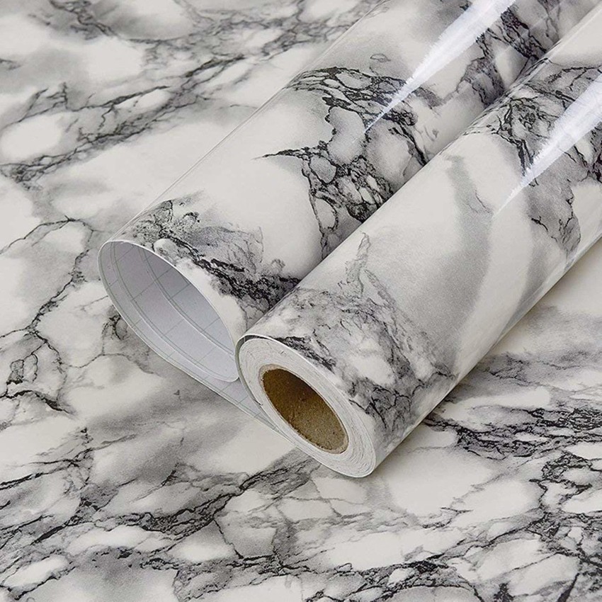 SHOPOGENIX Marble Wallpaper 60CM X 300 cm Marble Contact Paper Black White  Grey Granite Wallpaper Peel and Stick Marble Self Adhesive Paper for  Countertop Cabinets Kitchen Bathroom  Amazonin Home Improvement