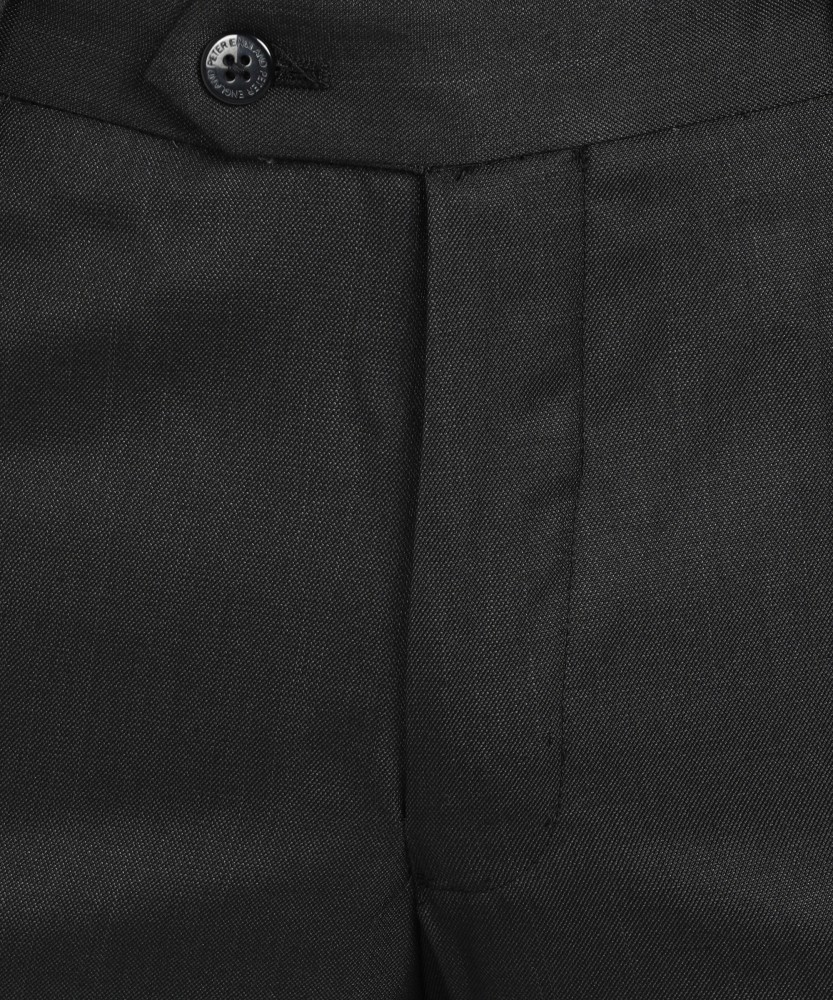 Buy Dark Blue Carrot Fit Formal Trousers online  Looksgudin