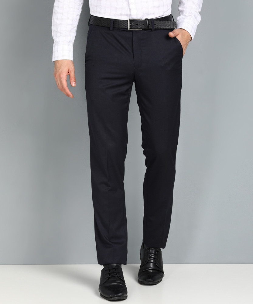 PETER ENGLAND Slim Fit Men Dark Blue 
