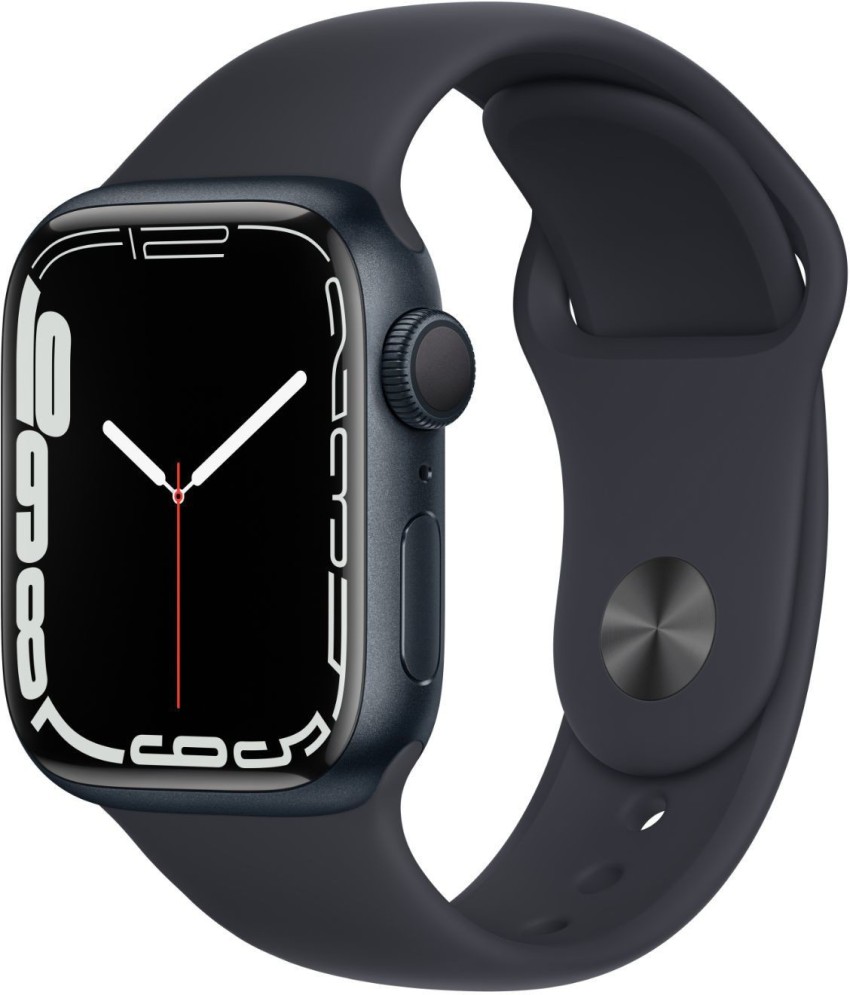 Apple Watch Series 7 GPS 41mm Midnight Aluminum with Midnight Sport Band  MKMX3LL/A - US