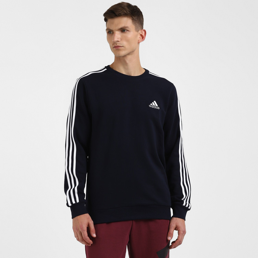 adidas stripe sweatshirt