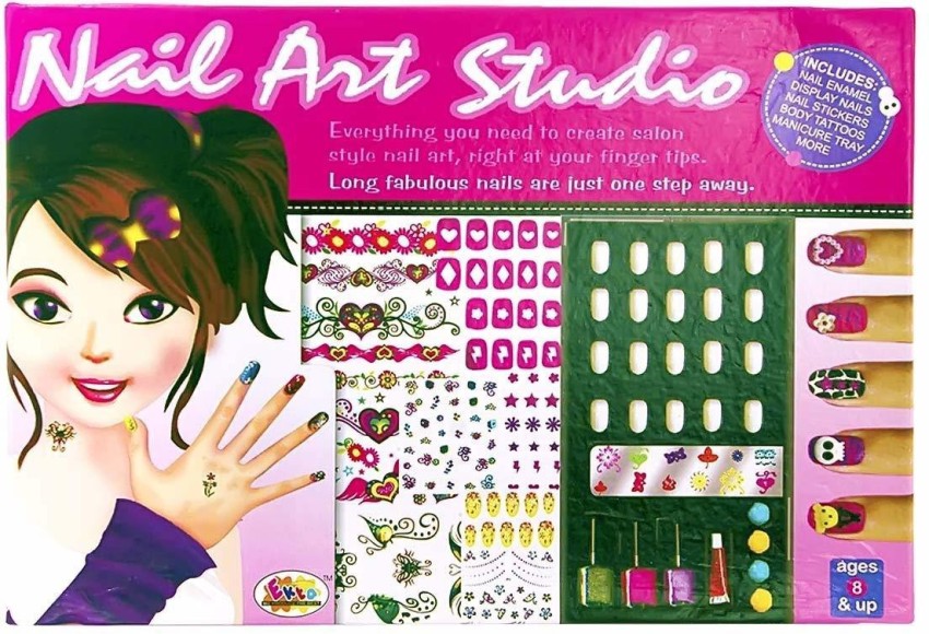 Nail Polish Kit For Girls 7-12 Years Old, Nail Art Toys For Girls