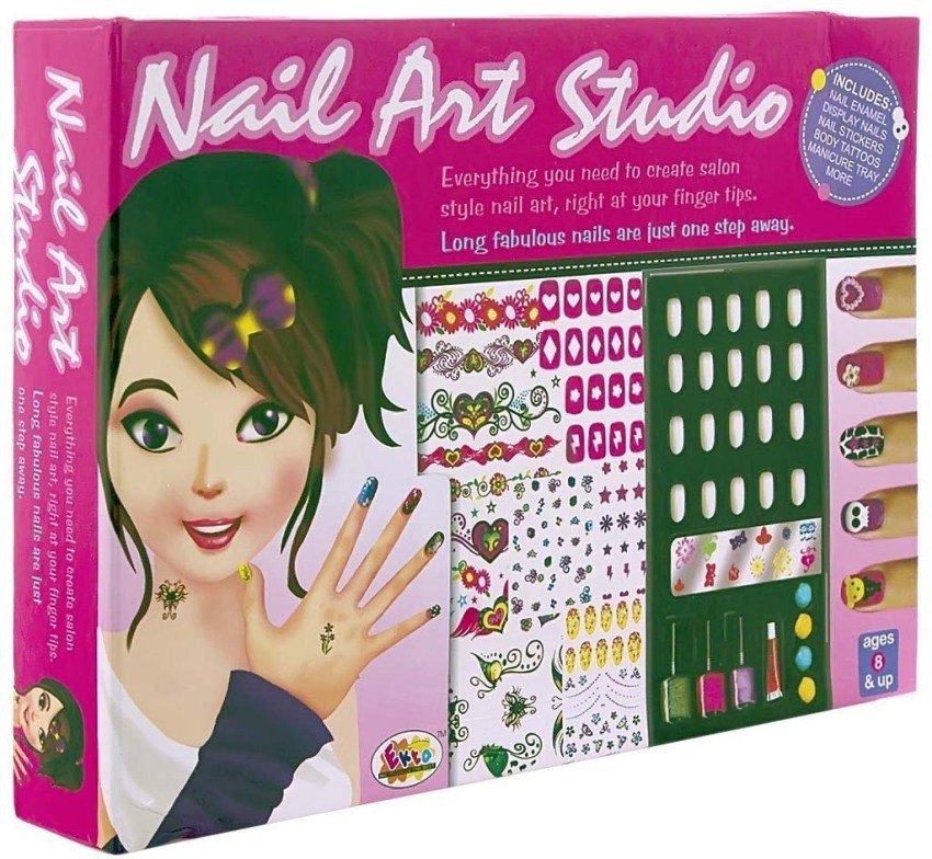 Nail Polish Kit For Girls 7-12 Years Old, Nail Art Toys For Girls