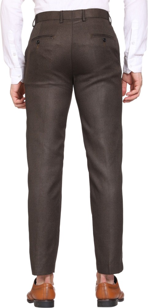 Brown 100 wool suit trousers  Massimo Dutti