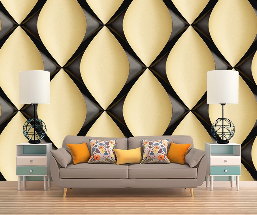 Decorative Production Abstract Beige Black Wallpaper Price in India  Buy  Decorative Production Abstract Beige Black Wallpaper online at Flipkartcom