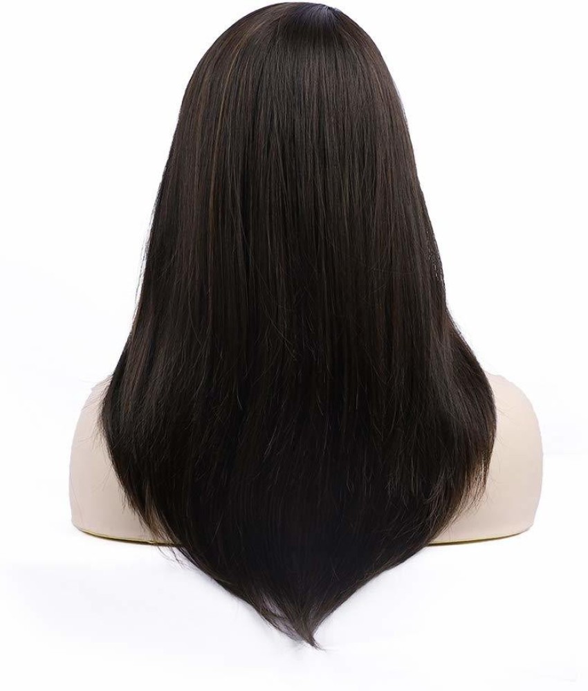 Buy Hair Wig Long black Hair Womens straight Wigs Fashion long lasting  washable Online  Get 29 Off