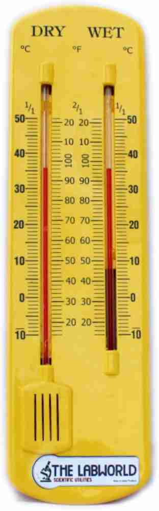 BALRAMA Analogue Hygrometer + Thermometer Wet & Dry Zeal