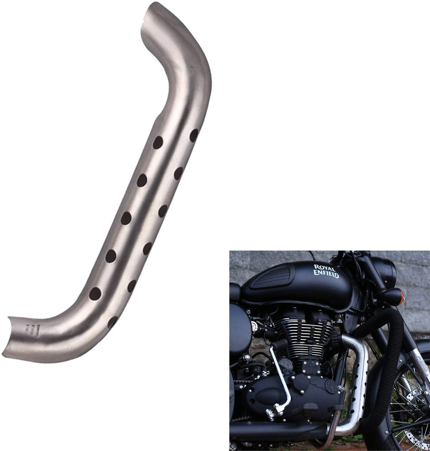 Vagary Stainless Steel Heat Shield Cover for Royal Enfield Bike Exhaust  Heat Shield Price in India - Buy Vagary Stainless Steel Heat Shield Cover  for Royal Enfield Bike Exhaust Heat Shield online