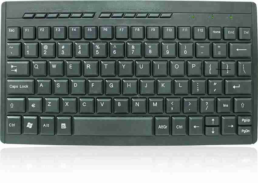 RPM Euro Games Gaming Keyboard Wired | 87 Keys Space Saving Design |  Membrane Keyboard with Mechanical Feel | LED Backlit & Spill Proof Design