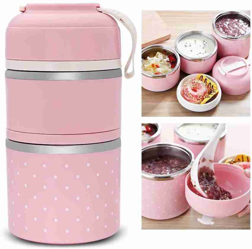 Thermos For Food With Containers Insulated Food Flask Stainless Steel Lunch  Box with Lid Double-Layer Bowl Fit Adults Kids