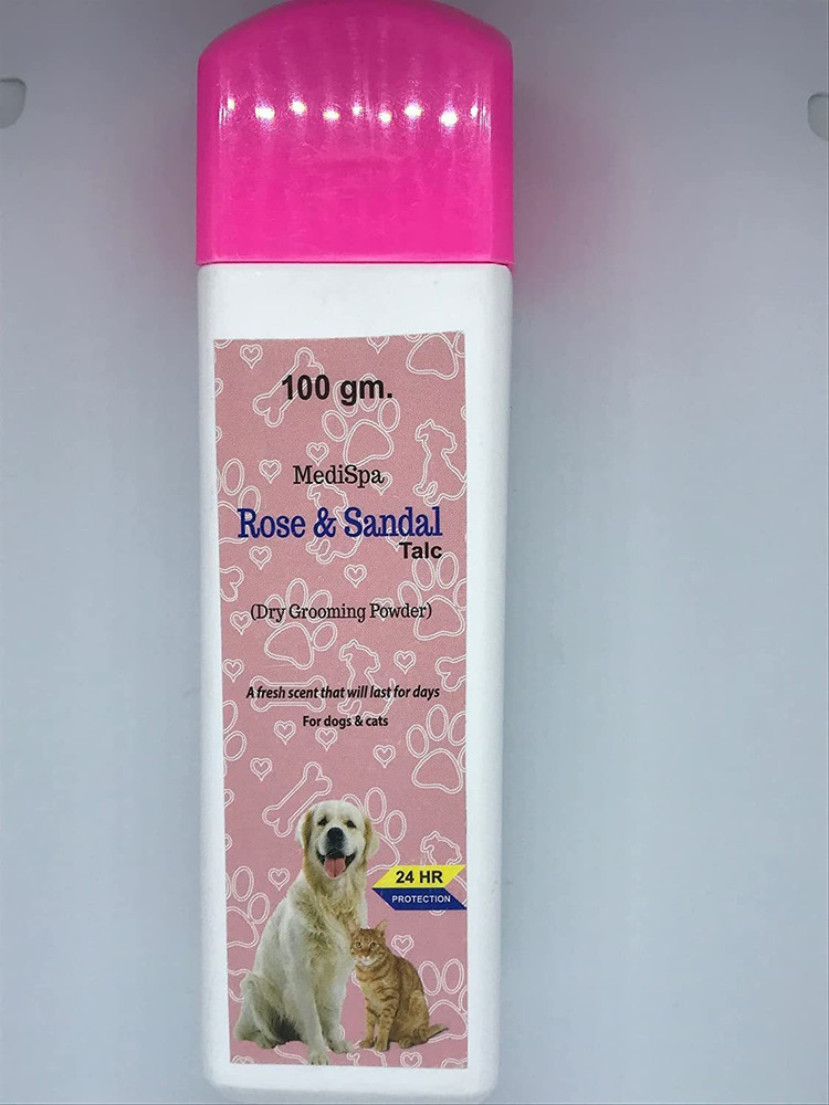 PETS EMPIRE Dog Cat Pet Powder Rose Fragrance Companion Care Net