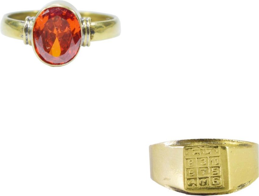 Scintillating Yellow Sapphire Diamond Rings -Ethnic Designs Best Prices|  Surat Diamond Jewelry