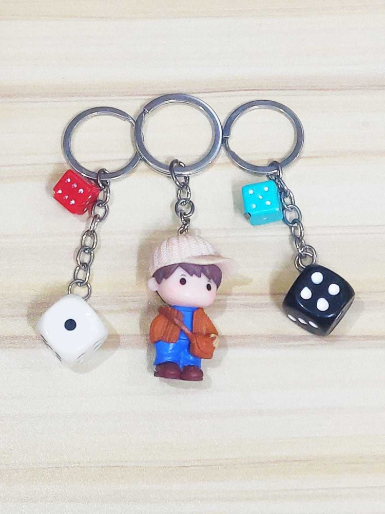 Crystal Dice Keychain  Dice Shaped Crystal Keychains Corporate Gifts