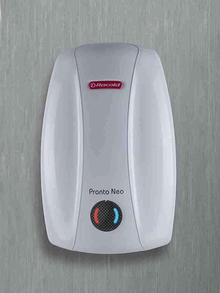 Racold 1 L Instant Water Geyser (PRONTO NEO SS 1V 3KW, White) Price in  India - Buy Racold 1 L Instant Water Geyser (PRONTO NEO SS 1V 3KW, White)  online at Flipkart.com