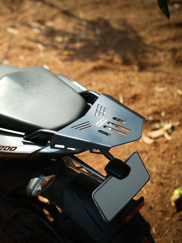 DAZZRIDE BAJAJ-NS 200 Heavy Back with Carrier Backrest Compatible