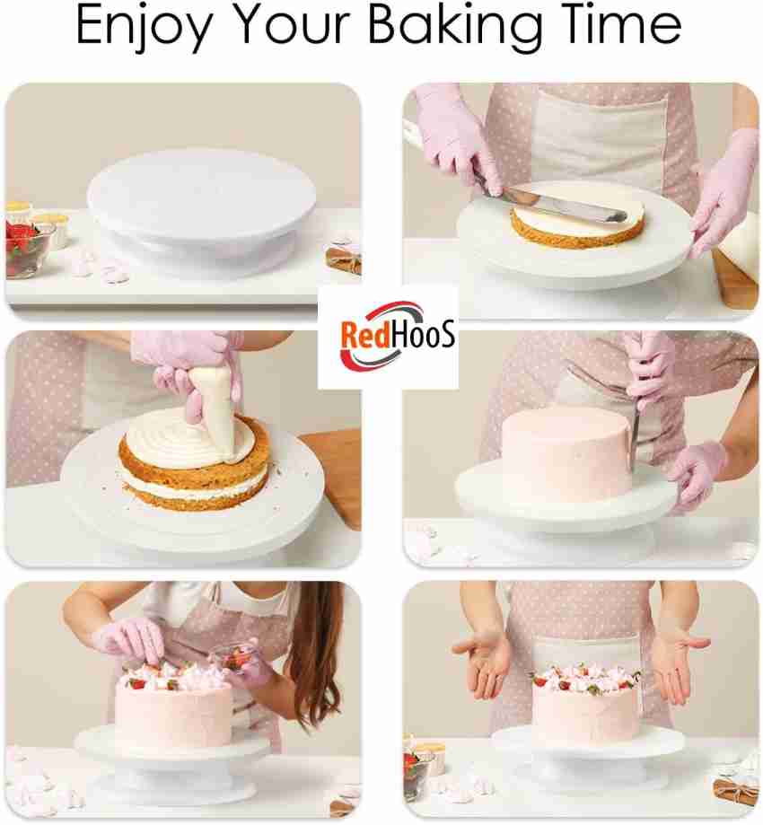 11in rotating cake turntable revolving stand