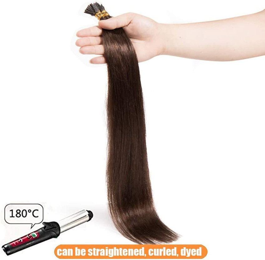 Body Wave V Tip Hair Extensions Human Hair Brown Highlight Blonde Pre Bonded  Keratin Real Hair Extensions V Tip 1G/Pc 12-26Inch
