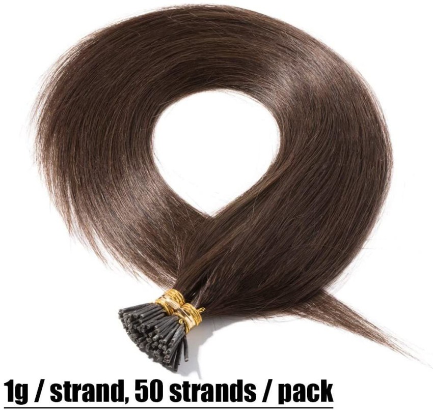 27 flat-Tip Human Hair Extensions Straight Capsules Natural Pre Bonde –  PURELEOR SHOP