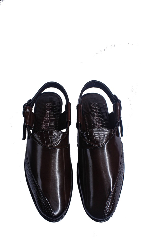 Wego Daily wear Children Tan Brown Pathani Leather Sandal Size 131113