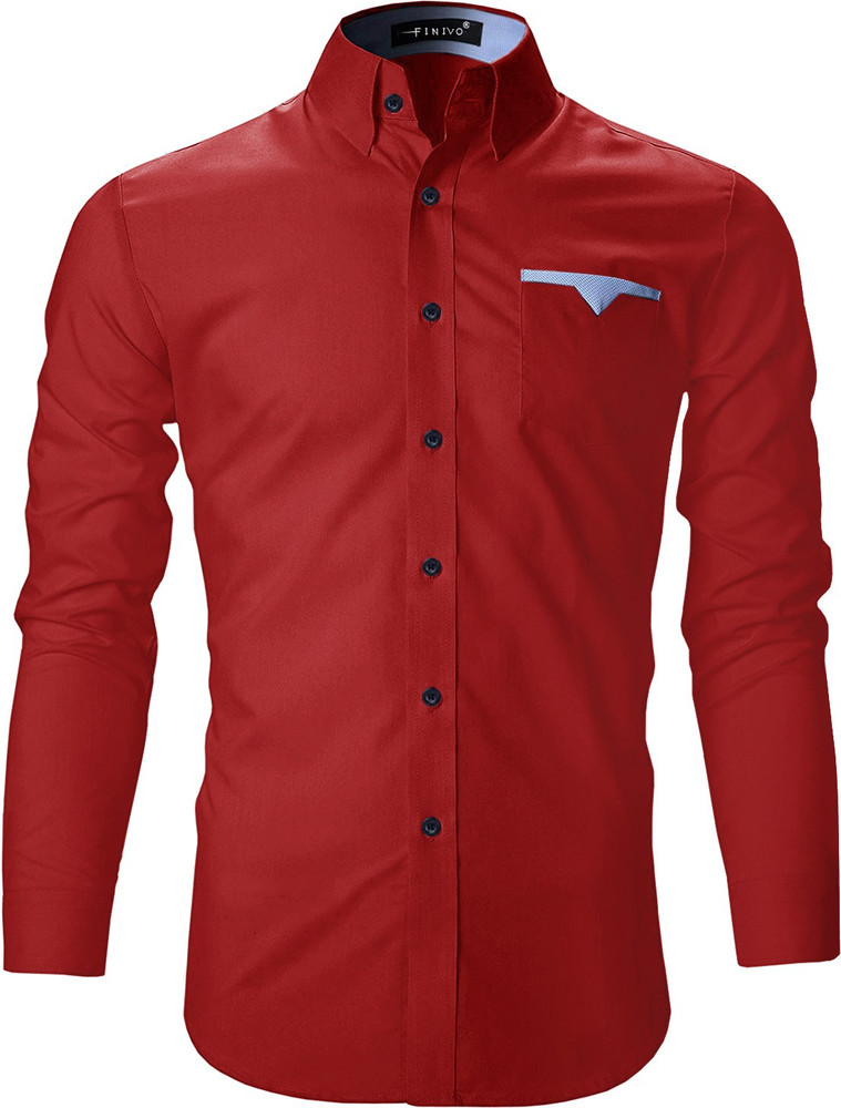 Buy FINIVO FASHION Men Solid Casual 